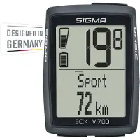 Sigma Eox View 700 Fahrradcomputer Durchsichtig Durchsichtig One Size