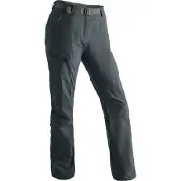 Maier Sports Outdoorhose "Lulaka", Damen, Gr. 18, Kurzgrößen, grau, 90% Polyamid, 10% Elasthan, Hosen Outdoorhose, Damen Wanderhose, atmungsaktive Funktionshose, Regular Fit