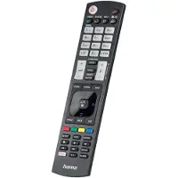 Hama 00221061, TV, IR Wireless, Drucktasten, Schwarz