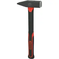 Ks Tools 142.1403, Kreuzschlaghammer, Stahl, Glasfaser, Schwarz, 33 cm, 750 g