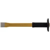 Ks Tools 162.0202, Mauerwerkmeißel, Flachmeißel, Chrom-Molybdän-Stahl, Kunststoff, Schwarz, 250 mm