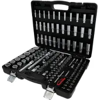 Ks Tools 1/4 Zoll+3/8 Zoll+1/2 Zoll Steckschlüssel-Satz, 133-tlg