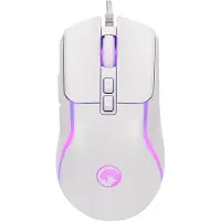 MARVO Scorpion M292 WH CAPO wired Gaming Mouse 7 colors lighting 8000 DPI - White