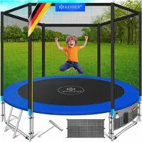 Kesser Trampolin Rheinland GS , 150kg, inkl. Sicherheitsnetz & Leiter