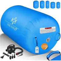 Kesser Aufblasbare Air Roll Airtrack Gymnastik-Rolle, inkl. Tragetasche & Luftpumpe