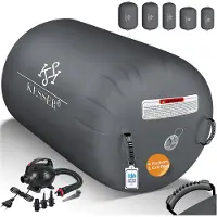 Kesser Aufblasbare Air Roll Airtrack, Gymnastik-Rolle inkl. Tragetasche