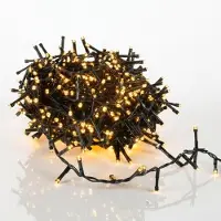 Spetebo LED Lichterkette extra warm weiß - 11 m / 560 LED - Weihnachtsbeleuchtung für Außen und Innen