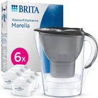 Brita Marella, Pitcher-Wasserfilter, 1,4 l, Graphit, Transparent