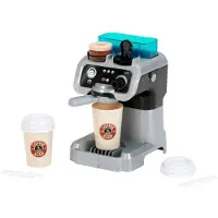 Theo Klein Barista Espressomaschine - 4 st. - Grau/Schwarz - - One Size - Spiellebensmittel