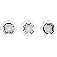 Philips Hue Milliskin Einbaustrahler White Ambiance - rund - Weiß - 3er-Pack