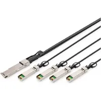 Digitus 40G QSFP+ to 4XSFP+ Direct Attach Kabel 2m, 2 m, SFP+, 4x QSFP+
