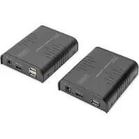 Digitus IP KVM Extender Set, 120 m Punkt-zu-Multipunk, 1080p/60Hz