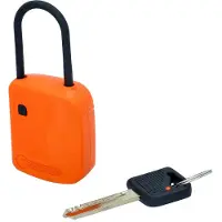Ks Tools Absperr-Vorhängeschloss, orange, Metall