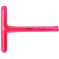 Ks Tools T-Griff-Steckschlüssel mit Schutzisolierung 17 x 300 mm - 117.1731