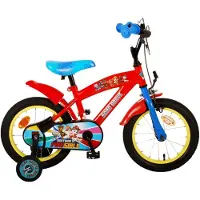 Volare Paw Patrol Kinderfahrrad - Jungen - 14 Zoll - Rot/Blau