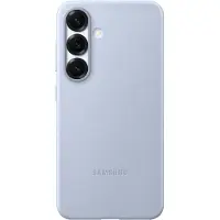 Samsung Original Galaxy S25 Hülle - Kunstleder - Backcover/Hard Case - Hellblau