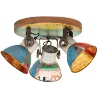 vidaXL Deckenleuchte Industrie-Stil 25 W Mehrfarbig 42x25 cm E27