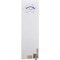 Legamaster Whiteboard Wall-Up RRC, magnetisch, Ecke rechts abgerundet, B 595 x T 23 x H 2000 mm, emaillierter Stahl, weiß