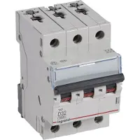 Legrand 403758 TX3 Leitungsschutzschalter D-Charakteristik, 32A, 3-polig, 6kA, 400VAC, 3TE
