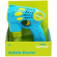 Happy Summer Bubble Blaster Handheld Blue