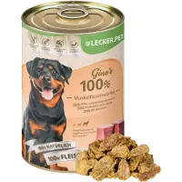 Lyra Lecker.Pet Gino's 100 % Muskelfleischwürfel Rind & Schwein Hundefutter Nassfutter 2,4 kg Nicht relevant