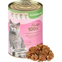 Lyra Lecker.Pet Emily's 100 % Rindermuskelfleisch Katzenfutter Nassfutter 2,4 kg Nicht relevant