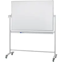 Franken Whiteboard Mobil mit Drehfunktion Stahl