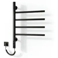 Siko SAT elektrischer Handtuchtrockner 54,5x41,1 cm 40 W, Schwarz Matt