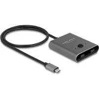 DeLOCK USB 10 Gbps USB Type-C Switch 2 auf 1 bidirektional 8K
