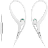 Sony MDR-AS400iP, im Ohr, Ohrbügel, im Ohr, Weiß, 5 - 24000 Hz, Dynamisch, geschlossen