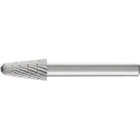 PFERD Frässtift KEL Ø 10 mm Kopflänge 20 mm Schaft-Ø 6 mm HSS Verzahnung 3