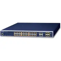 Planet 24-Port 10/100/1000Mbps 802.3at PoE + 4-Port Gigabit