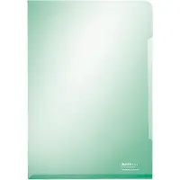 Leitz Sichthülle Premium 4153, DIN A4, glatt, 100 Stück, grün