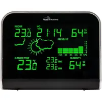 Techno Line RGB-Wetterstation MA10920 inkl. Außensensor, kompatibel mit Mobile Alerts System