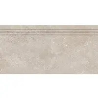 Rako Betonico Treppenfliese dunkelbeige 30x60 cm matt DCPSR794.1