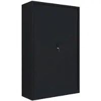 LÜLLMANN Rollladenschrank, 5 OH, 1950 x 1200 x 457 mm, tiefschwarz