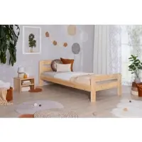 Ticaa kindermobel Einzel- und Doppelbett "Bert", verschied. Farben (100 x 200 cm|Natur)