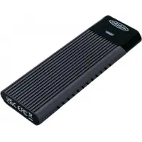 Origin Storage OSEC1TBNVME, 1 TB, USB Typ-C, 3.2 Gen 2 (3.1 Gen 2), 1050 MB/s, 640 Gbit/s, Aluminium, Grau
