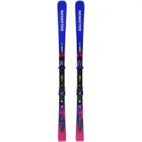 Salomon - Ski Set inkl. Bdg. - Skis de piste - Equipe GS 12 + I12 GW 2027 für Herren aus Holz - Größe 170 cm - Blau