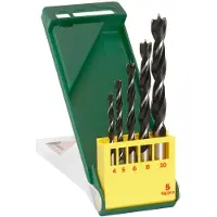 Bosch 4/5/6/8/10 Mm Wood Drill Bit 5 Units Silber
