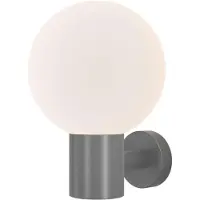 Maytoni Bold Wandleuchte, Wandlampe E27 uplight Grau IP54