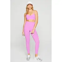 Fabletics Sleek Seamless High-waisted Legging Electric Orchid Größe: XXS REG | Sport-Leggings Outlet | Damen | Magenta