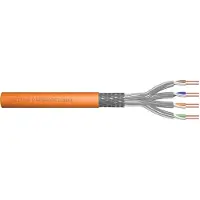 Digitus CAT 7 S-FTP Datenkabel - Verlegekabel, 250 m, Simplex, Dca-s2,d1,a1, 250 m, Cat7, S/FTP (S-STP), Orange