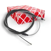 FEBI BILSTEIN Seilzug, Feststellbremse 107924 hinten rechts für PEUGEOT