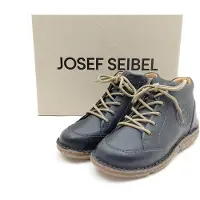 Josef seibel Damen Knöchel Schnürschuh mit seitlichem Reißverschluss schwarz 37