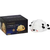 INNOGIO GIOWoolie Nachtlicht schafförmig für Kinder, Berührungssteuerung, 3 Helligkeitsstufen, Akku, 12,2x16,3x7,9 cm