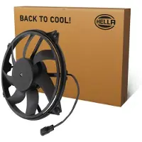 Hella 8EW 366 420-051 Lüfter Motorkühlung Kühlerlüfter passend für PEUGEOT 308 SW I (4E, 4H) Wasserkühler Ø388mm