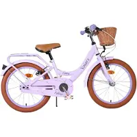 Volare Ashley Kinderfahrrad - Mädchen - 18 Zoll - Lila - Zwei Handbremsen