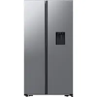 Samsung Series 7 Side-by-Side mit AI Energy Mode und Wassertank, , Freistehend, Amerikanische Tür, Silber, 2 Tür(en), 36/64, LED
