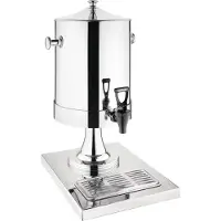 Olympia Milchspender 6,5L doppelt isoliert Edelstahl 55x26,3x37cm mit Zapfhahn